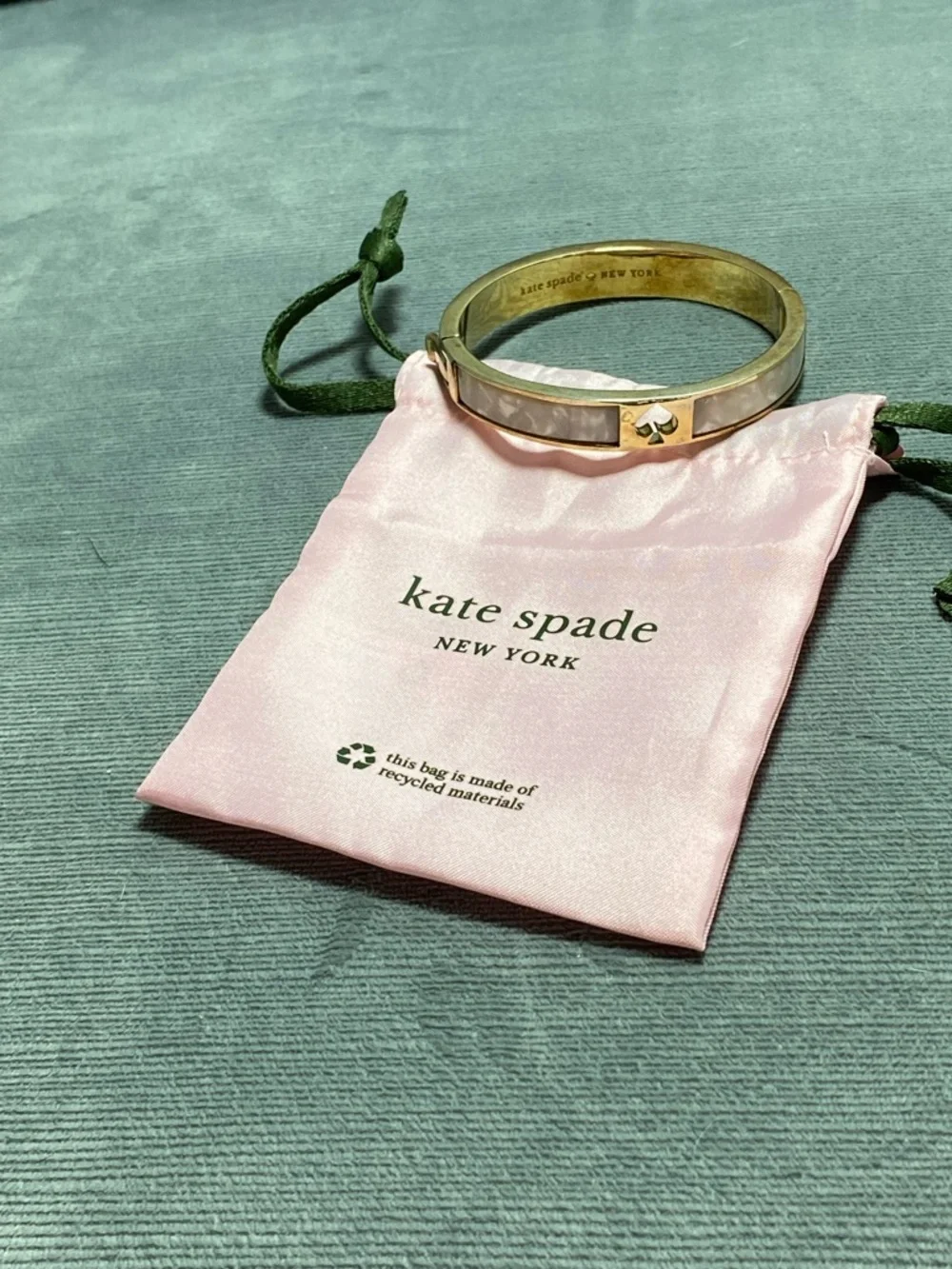 kate spade Mother of Pearl Gold-Tone Bangle Bracelet - Picture 11 of 13